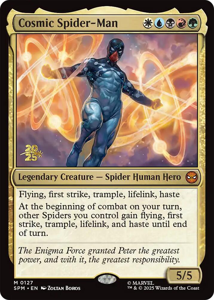 Cosmic Spider-Man [Marvel's Spider-Man Prerelease Promos] | Mega City Incorporated