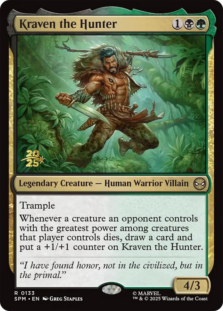 Kraven the Hunter [Marvel's Spider-Man Prerelease Promos] | Mega City Incorporated