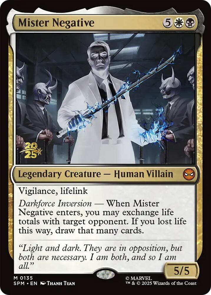 Mister Negative [Marvel's Spider-Man Prerelease Promos] | Mega City Incorporated