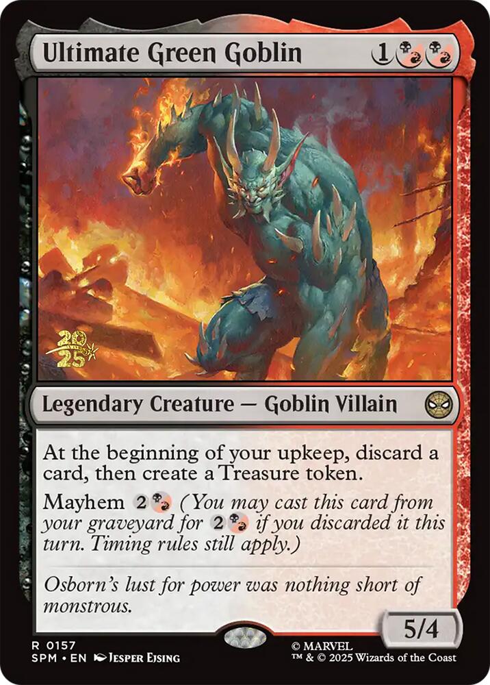 Ultimate Green Goblin [Marvel's Spider-Man Prerelease Promos] | Mega City Incorporated