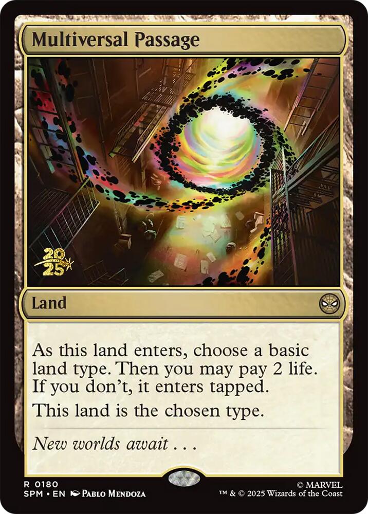 Multiversal Passage [Marvel's Spider-Man Prerelease Promos] | Mega City Incorporated