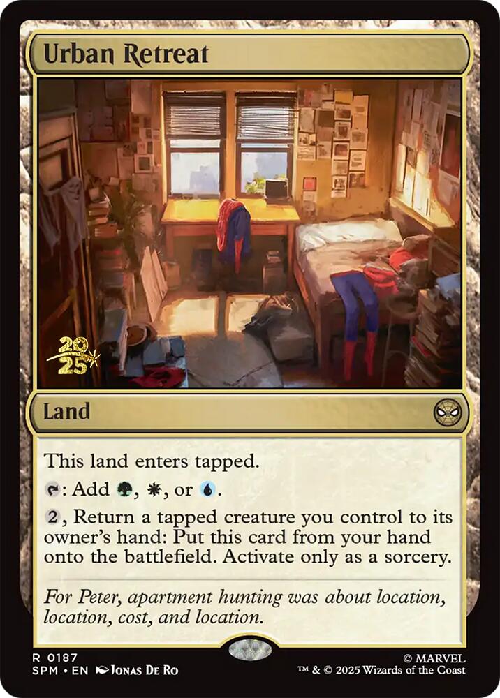 Urban Retreat [Marvel's Spider-Man Prerelease Promos] | Mega City Incorporated