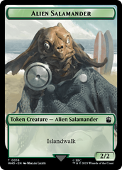 Alien Salamander // Alien Insect Double-Sided Token [Doctor Who Tokens] | Mega City Incorporated