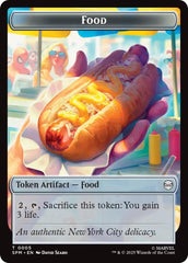 Food // Robot Double-Sided Token [Marvel's Spider-Man Tokens] | Mega City Incorporated