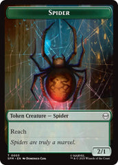 Spider // Food Double-Sided Token [Marvel's Spider-Man Tokens] | Mega City Incorporated