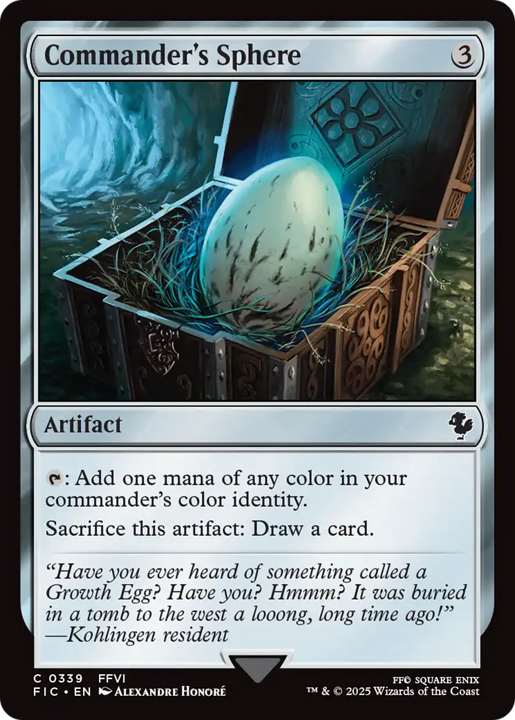 Commander's Sphere [FINAL FANTASY Commander] | Mega City Incorporated