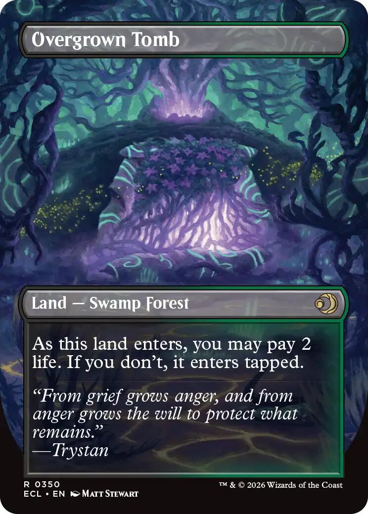 Overgrown Tomb (Borderless) [Lorwyn Eclipsed] | Mega City Incorporated