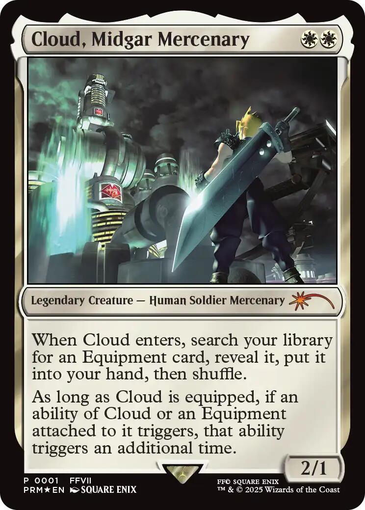 Cloud, Midgar Mercenary [FINAL FANTASY Promos] | Mega City Incorporated