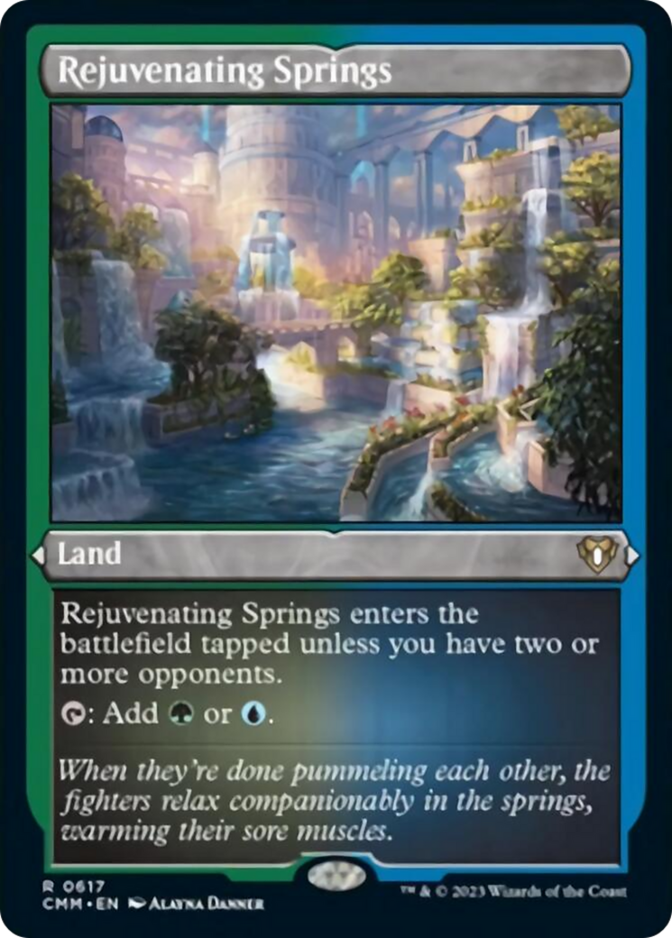 Rejuvenating Springs (Foil Etched) [Commander Masters] | Mega City Incorporated