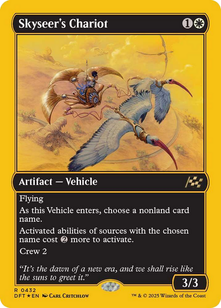 Skyseer's Chariot (First-Place Foil) [Aetherdrift] | Mega City Incorporated