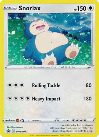 Snorlax (SWSH032) [Sword & Shield: Black Star Promos] | Mega City Incorporated