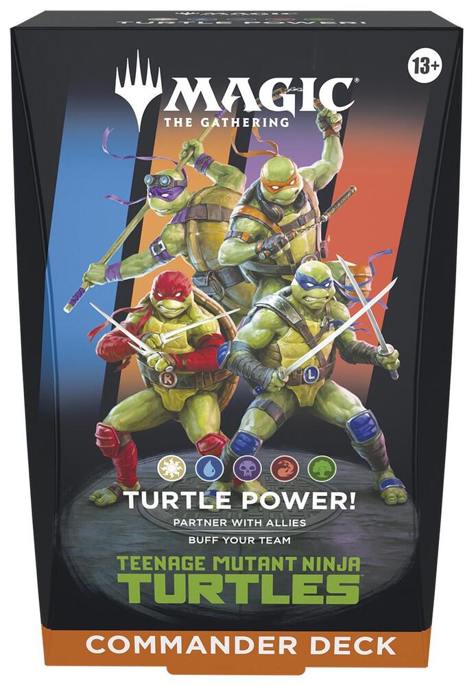 Teenage Mutant Ninja Turtles Commander Deck - Turtle Power! - Commander: Teenage Mutant Ninja Turtles (TMC) | Mega City Incorporated