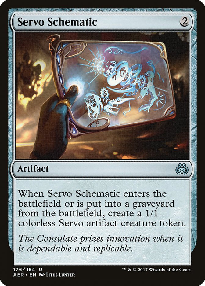Servo Schematic [Aether Revolt] | Mega City Incorporated