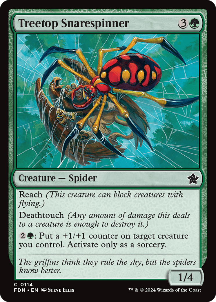 Treetop Snarespinner [Foundations] | Mega City Incorporated