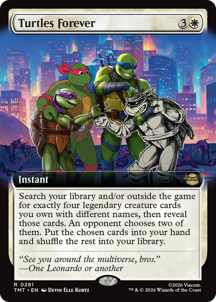 Turtles Forever (Extended Art) [Teenage Mutant Ninja Turtles] | Mega City Incorporated