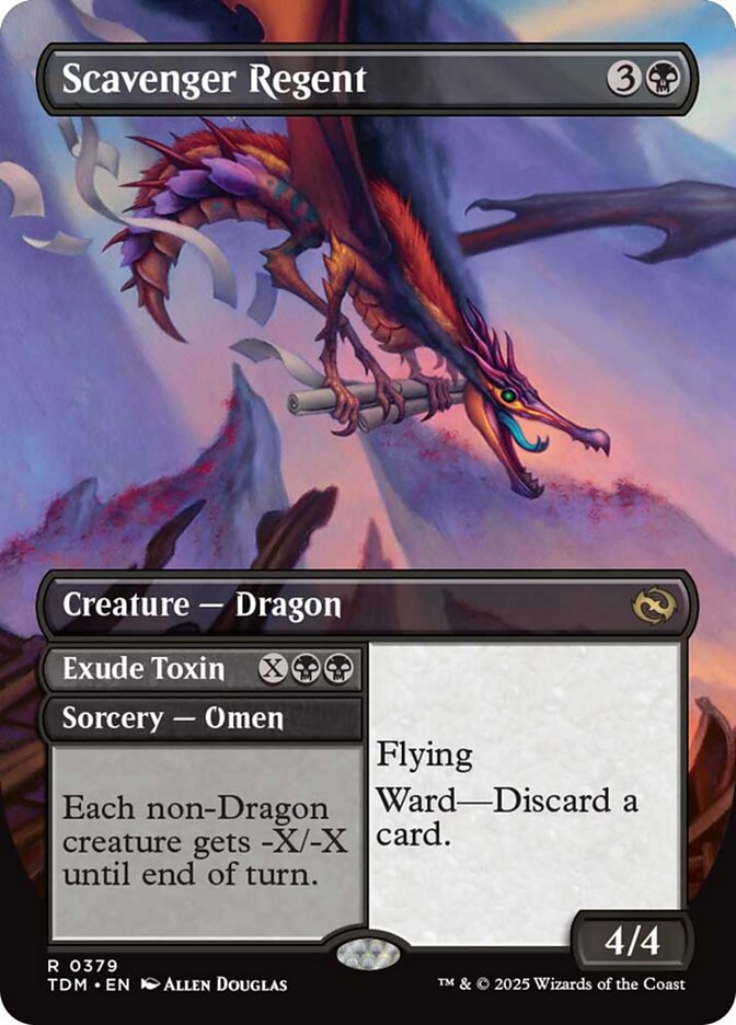 Scavenger Regent (Borderless) [Tarkir: Dragonstorm] | Mega City Incorporated