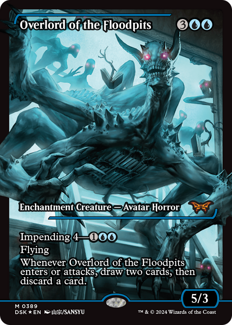 Overlord of the Floodpits (Japan Showcase) [Duskmourn: House of Horror] | Mega City Incorporated