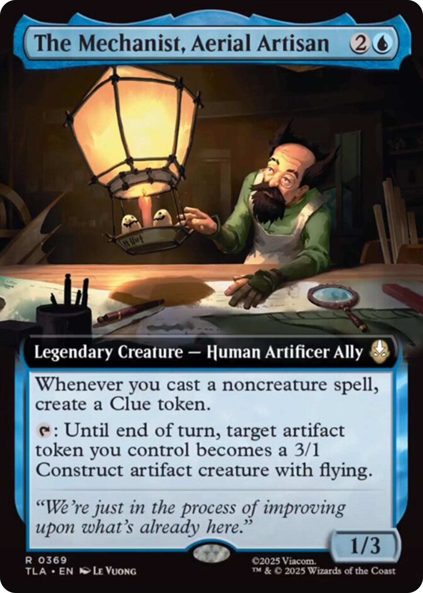 The Mechanist, Aerial Artisan (Extended Art) [Avatar: The Last Airbender] | Mega City Incorporated