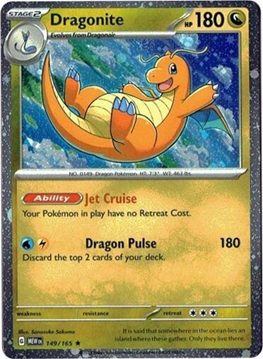 Dragonite 149/165 (Cosmos Holo) [Miscellaneous Cards] | Mega City Incorporated