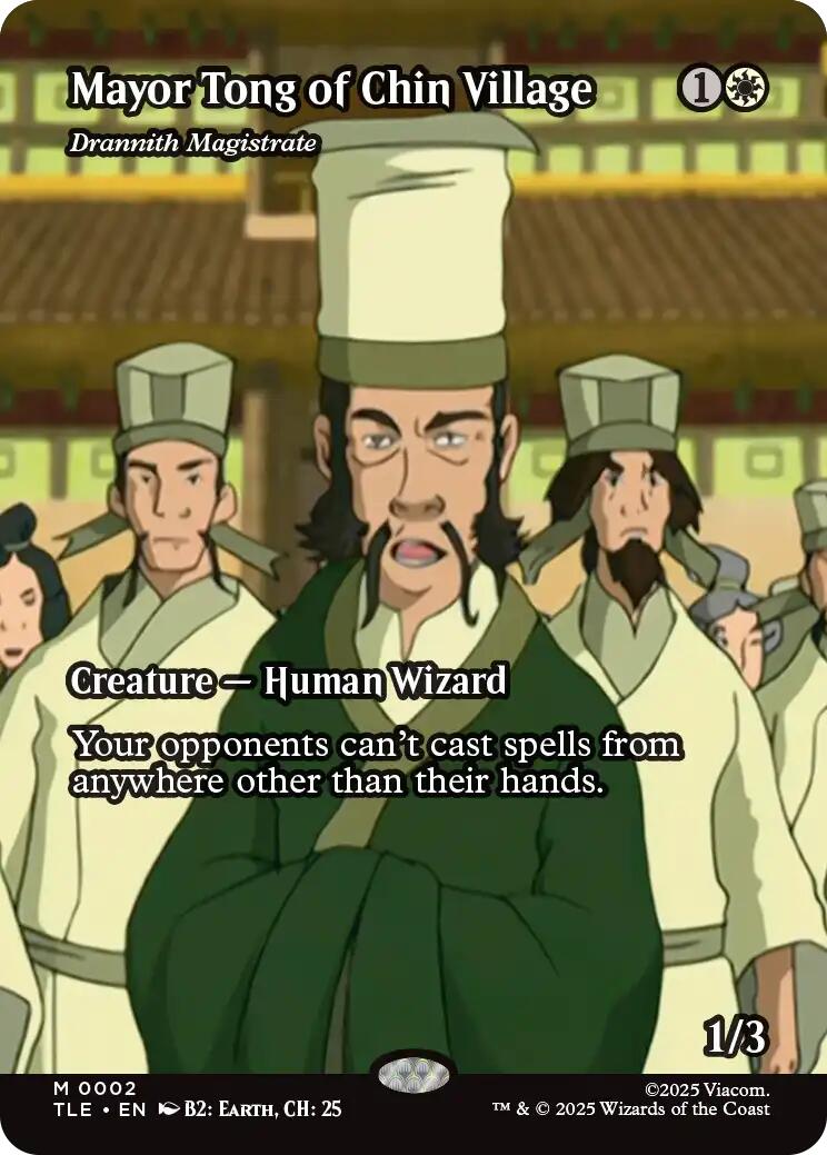 Mayor Tong of Chin Village - Drannith Magistrate (Borderless) [Avatar: The Last Airbender: Eternal-Legal] | Mega City Incorporated