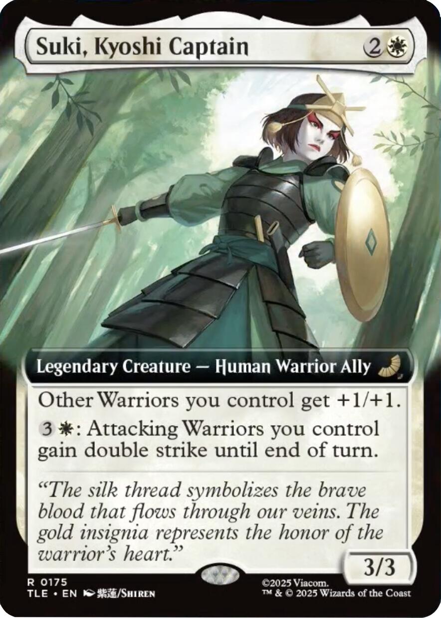 Suki, Kyoshi Captain (Extended Art) [Avatar: The Last Airbender: Eternal-Legal] | Mega City Incorporated