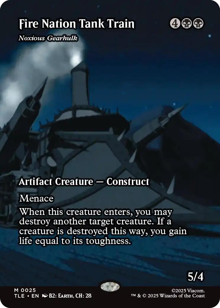 Fire Nation Tank Train - Noxious Gearhulk (Borderless) [Avatar: The Last Airbender: Eternal-Legal] | Mega City Incorporated
