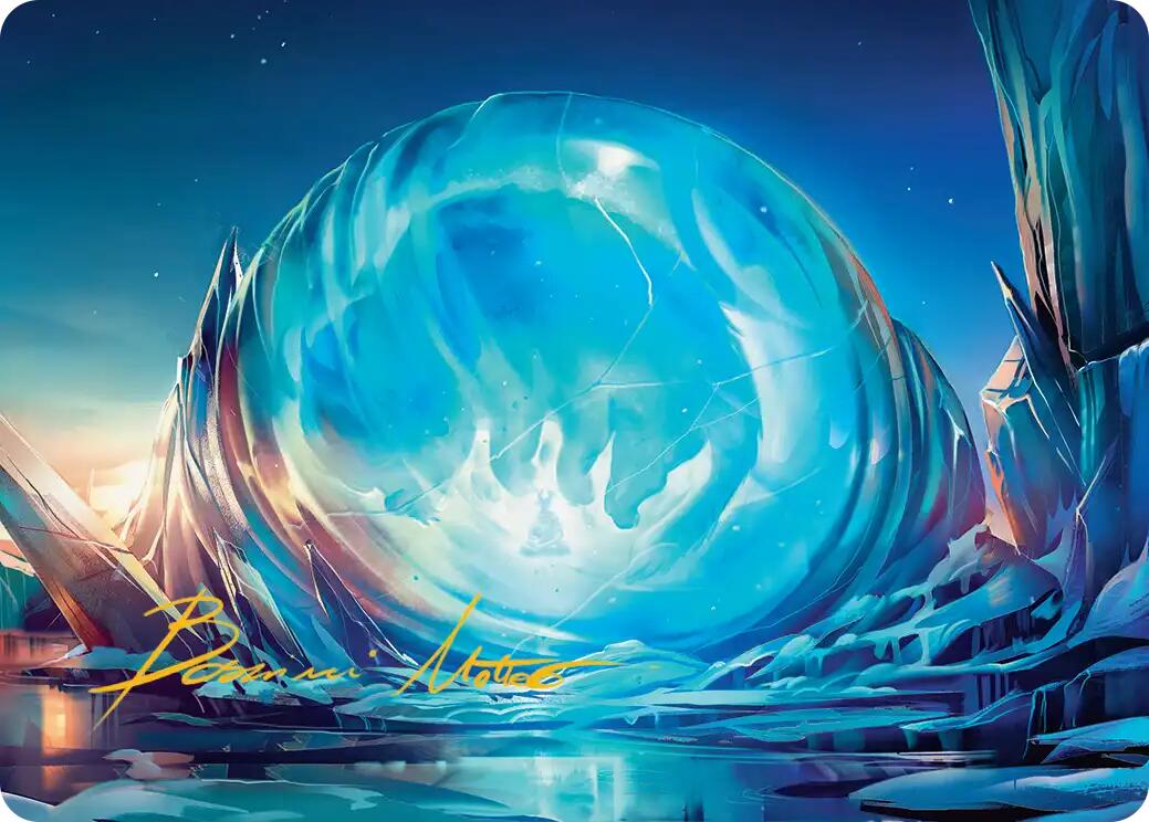 Aang's Iceberg Art Card (Gold-Stamped Signature) [Avatar: The Last Airbender Art Series] | Mega City Incorporated