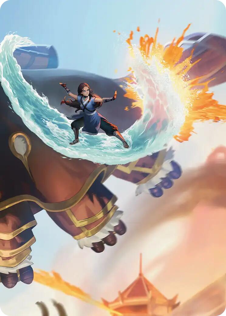 Katara's Reversal Art Card [Avatar: The Last Airbender Art Series] | Mega City Incorporated