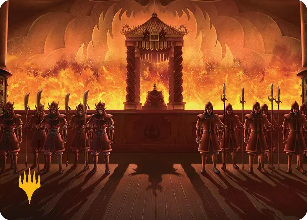 Fire Lord Ozai Art Card (Gold-Stamped Planeswalker Symbol) [Avatar: The Last Airbender Art Series] | Mega City Incorporated