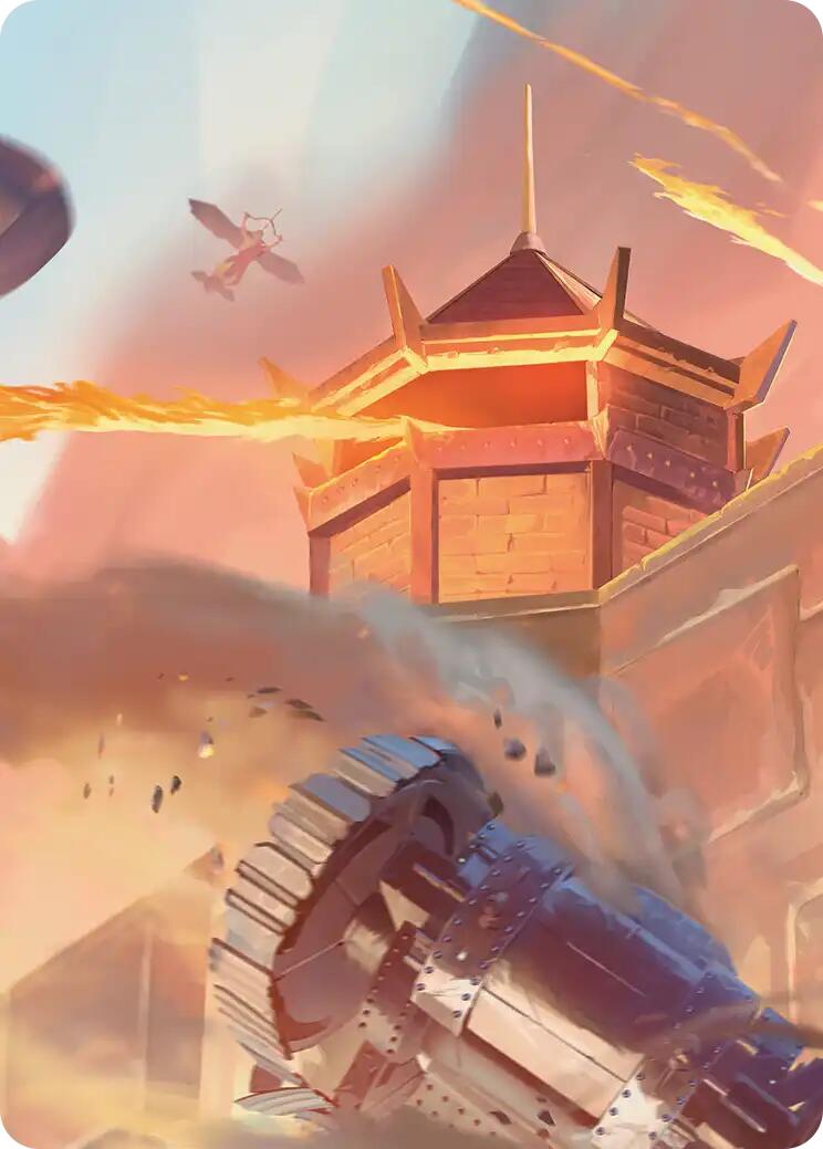 Fire Nation Turret Art Card [Avatar: The Last Airbender Art Series] | Mega City Incorporated