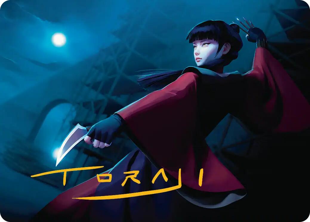 Mai, Jaded Edge Art Card (Gold-Stamped Signature) [Avatar: The Last Airbender Art Series] | Mega City Incorporated