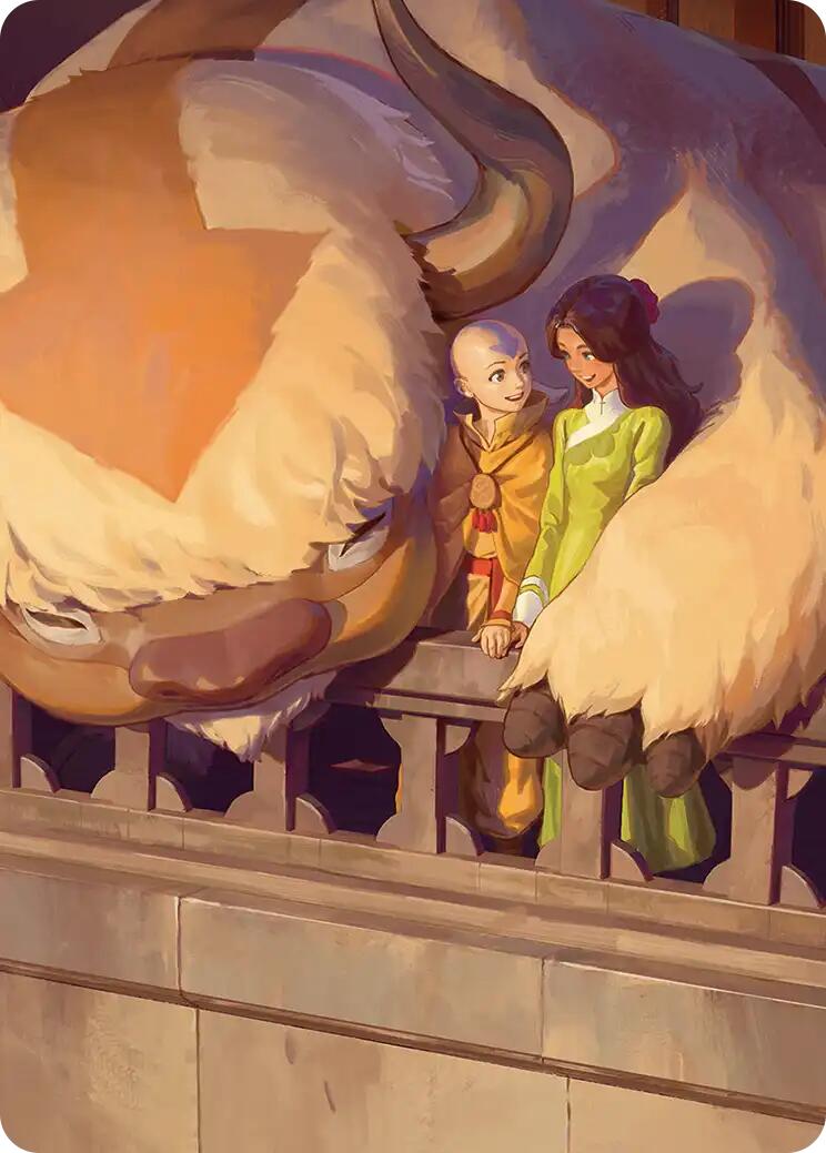 Aang and Katara Art Card [Avatar: The Last Airbender Art Series] | Mega City Incorporated