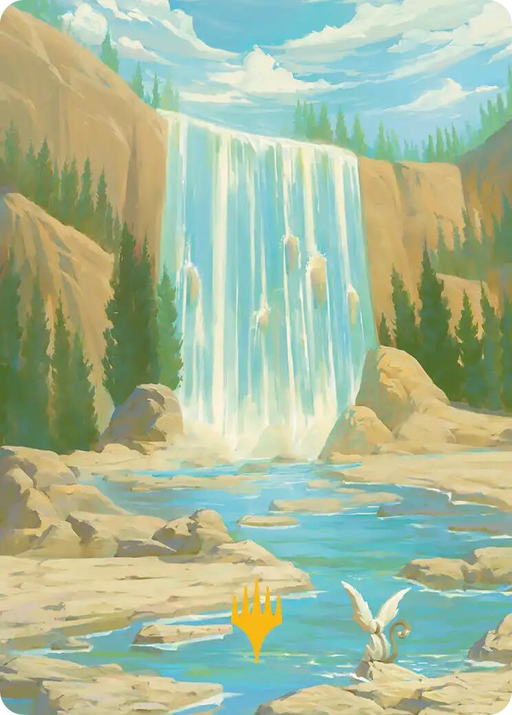 Island Art Card (Gold-Stamped Signature) [Avatar: The Last Airbender Art Series] | Mega City Incorporated