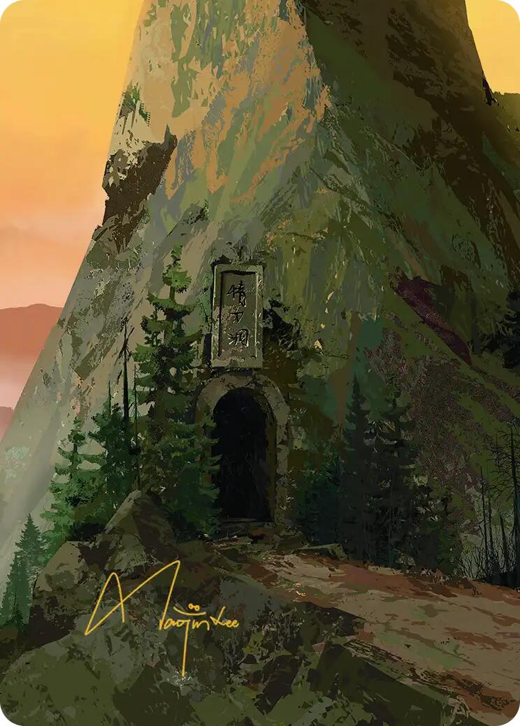 Mountain Art Card (Gold-Stamped Signature) [Avatar: The Last Airbender Art Series] | Mega City Incorporated