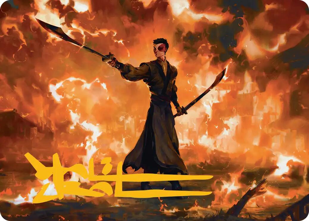 Zuko, Conflicted Art Card (Gold-Stamped Signature) [Avatar: The Last Airbender Art Series] | Mega City Incorporated