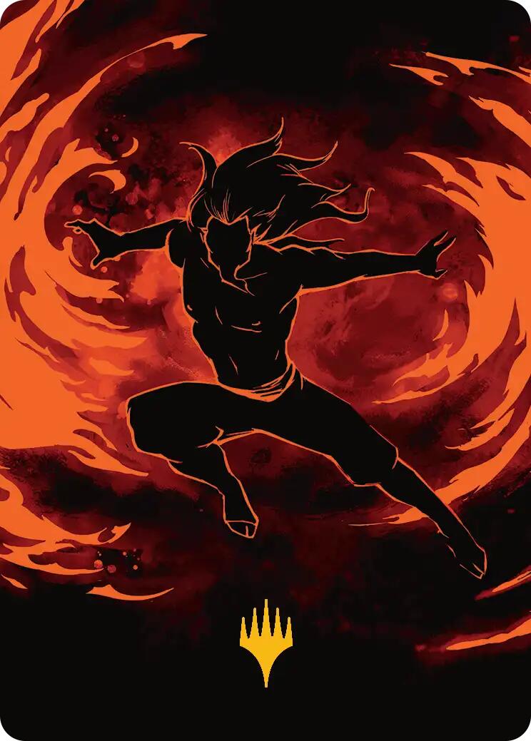 Ozai, the Phoenix King Art Card (Gold-Stamped Planeswalker Symbol) [Avatar: The Last Airbender Art Series] | Mega City Incorporated