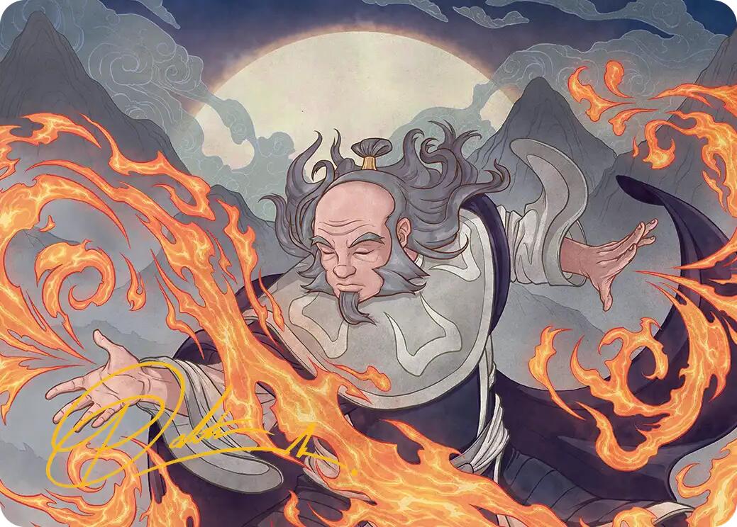 Iroh, Grand Lotus Art Card (Gold-Stamped Signature) [Avatar: The Last Airbender Art Series] | Mega City Incorporated