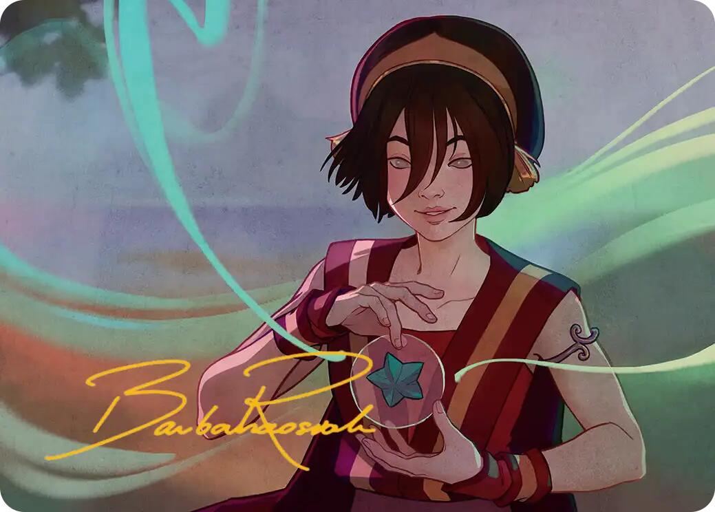 Toph, the First Metalbender Art Card (Gold-Stamped Signature) [Avatar: The Last Airbender Art Series] | Mega City Incorporated