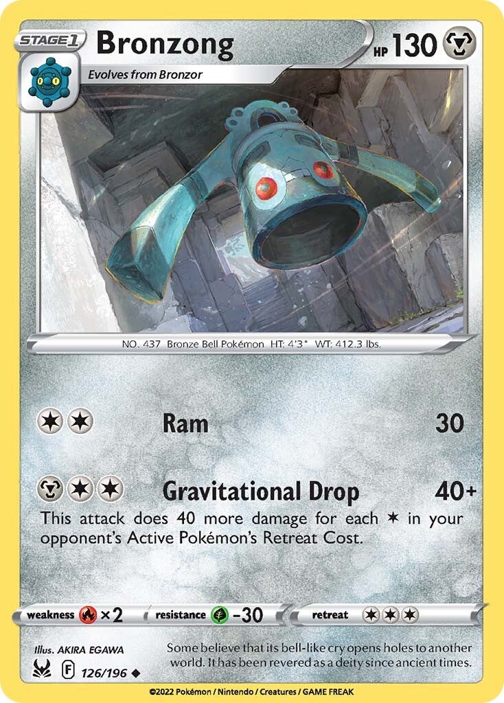 Bronzong (126/196) [Sword & Shield: Lost Origin] | Mega City Incorporated