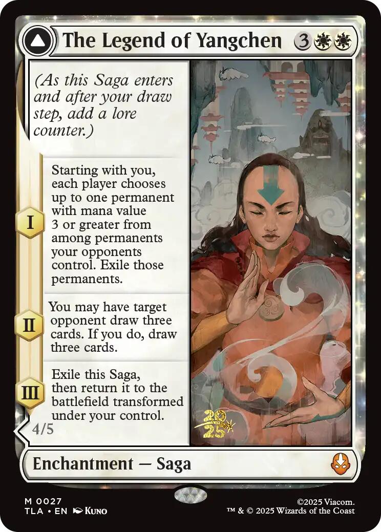The Legend of Yangchen [Avatar: The Last Airbender Prerelease Cards] | Mega City Incorporated