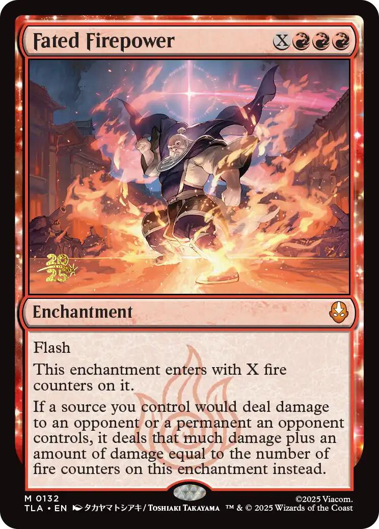 Fated Firepower [Avatar: The Last Airbender Prerelease Cards] | Mega City Incorporated
