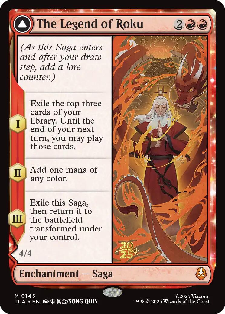 The Legend of Roku [Avatar: The Last Airbender Prerelease Cards] | Mega City Incorporated