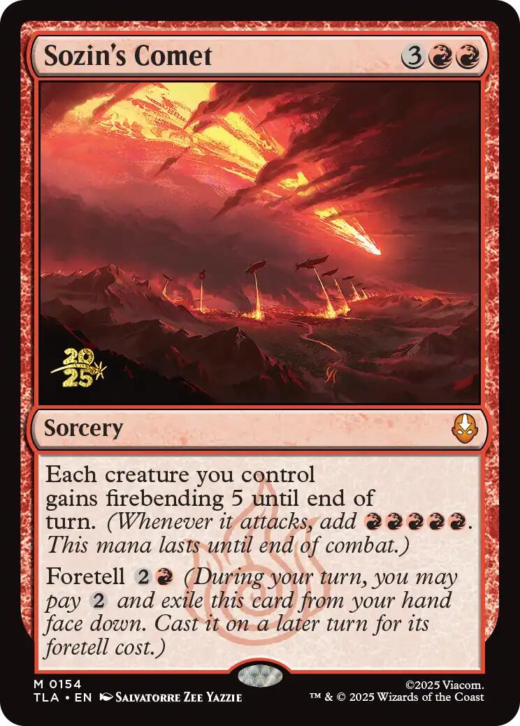 Sozin's Comet [Avatar: The Last Airbender Prerelease Cards] | Mega City Incorporated