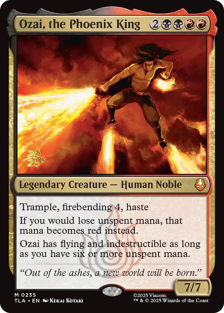 Ozai, the Phoenix King [Avatar: The Last Airbender Prerelease Cards] | Mega City Incorporated