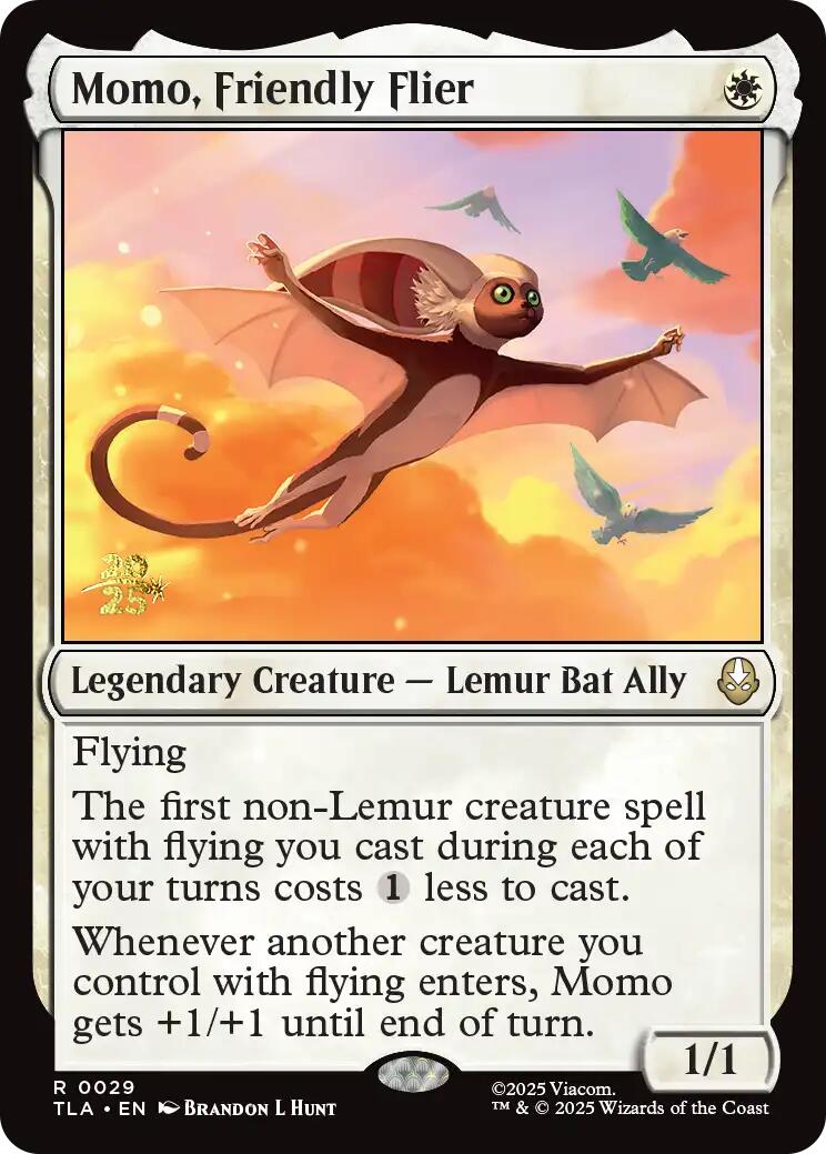 Momo, Friendly Flier [Avatar: The Last Airbender Prerelease Cards] | Mega City Incorporated