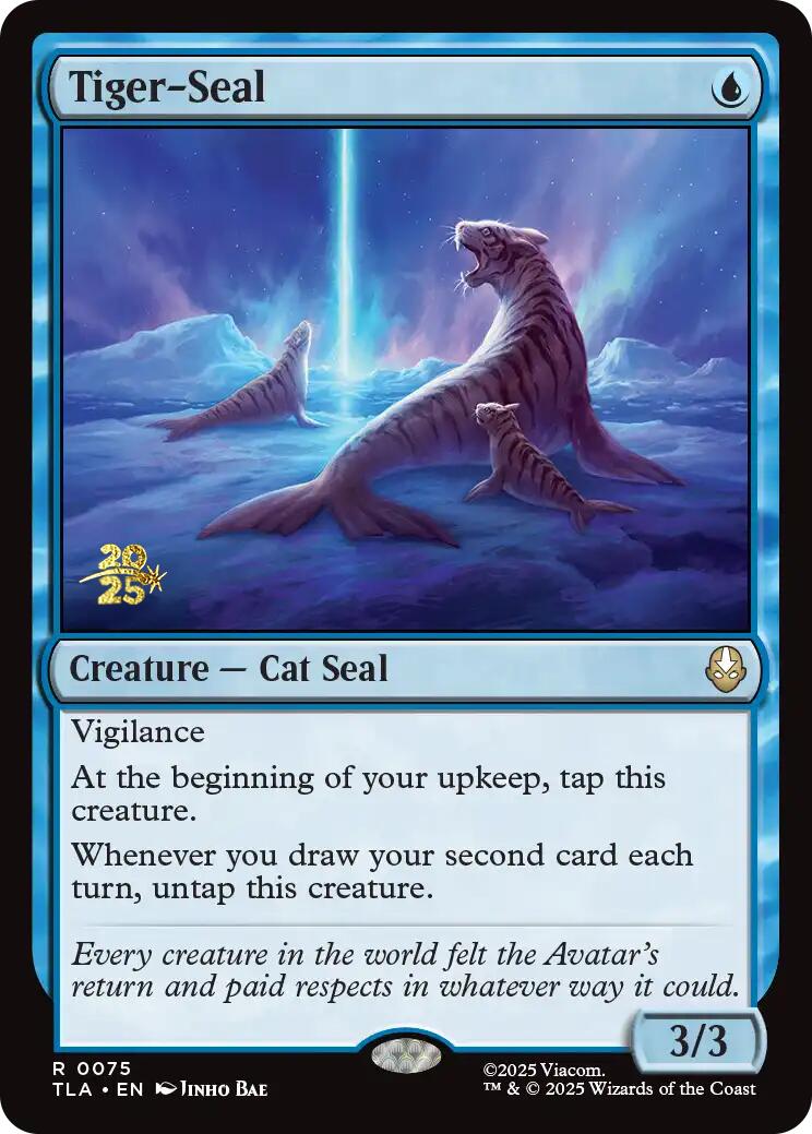 Tiger-Seal [Avatar: The Last Airbender Prerelease Cards] | Mega City Incorporated