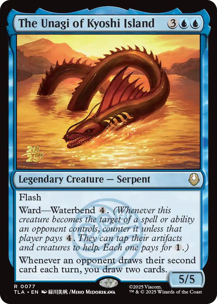 The Unagi of Kyoshi Island [Avatar: The Last Airbender Prerelease Cards] | Mega City Incorporated
