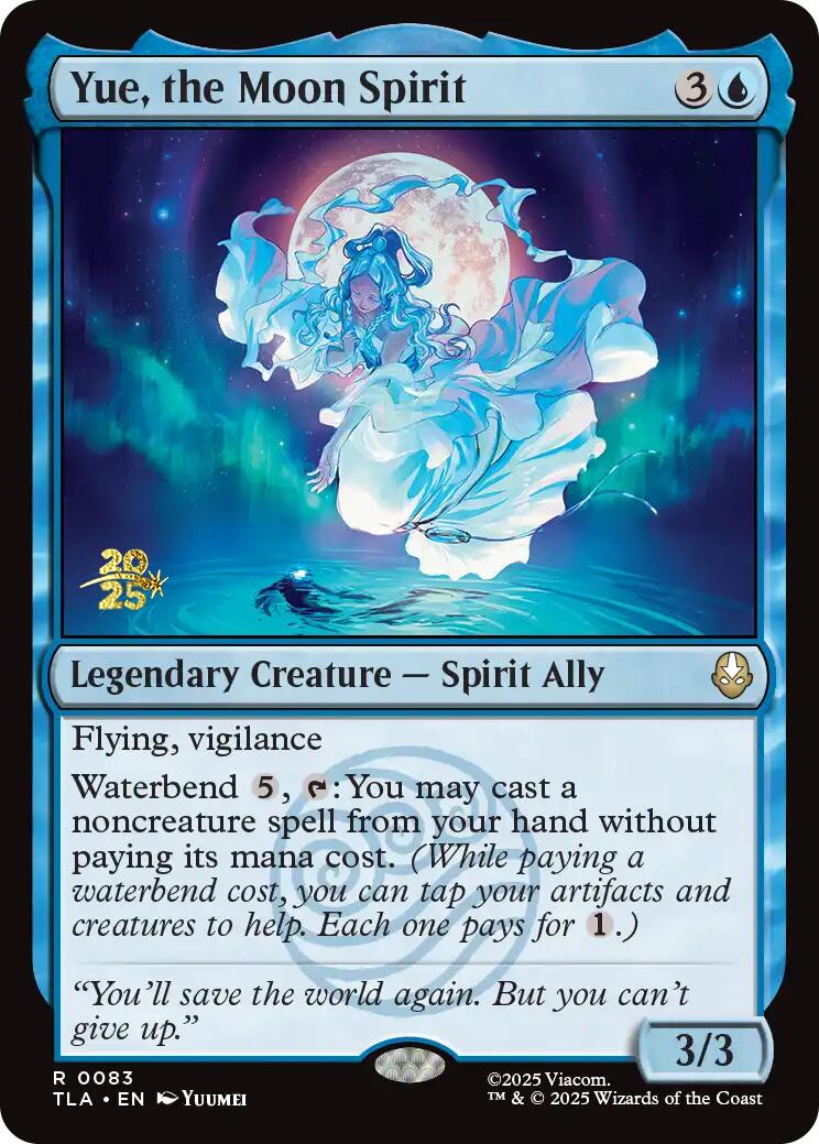 Yue, the Moon Spirit [Avatar: The Last Airbender Prerelease Cards] | Mega City Incorporated