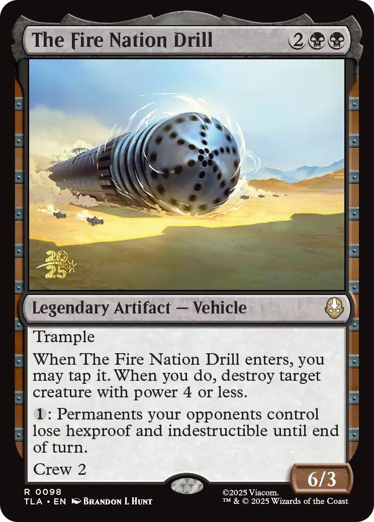 The Fire Nation Drill [Avatar: The Last Airbender Prerelease Cards] | Mega City Incorporated