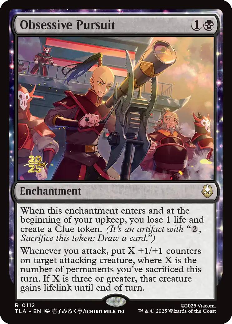 Obsessive Pursuit [Avatar: The Last Airbender Prerelease Cards] | Mega City Incorporated